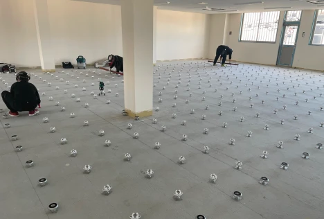 カーペット OAフロア工事