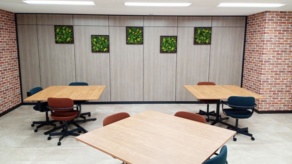 オフィスリニューアルに伴うリフレッシュエリア新設工事